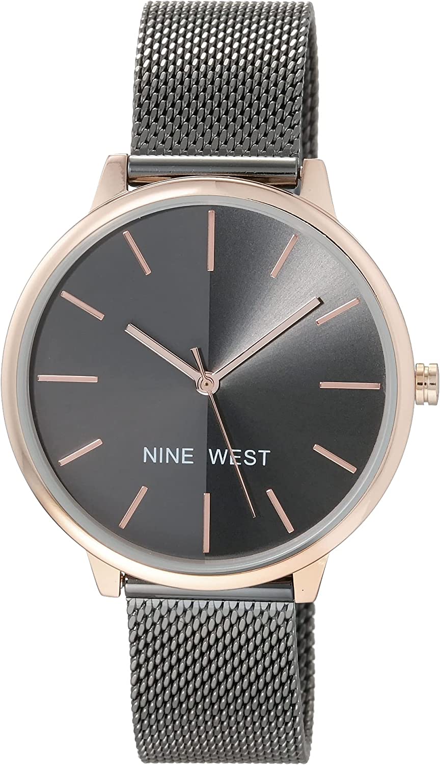 Nine West Women's Mesh Bracelet Watch - Image 1